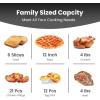 imageCOMFEE Toaster Oven Air Fryer FLASHWAVE UltraRapid Heat Technology Convection Toaster Oven Countertop with Bake Broil Roast 6 Slices Fits 12 Pizza 24QT 4 Accessories 1750W Stainless Steel