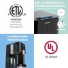 imageComfee Bottleless Water Dispenser with Filtration Express Cooling Water Cooler with Cold Hot ampamp Room 3Temps UV SelfCleaning Stainless SteelBottleless