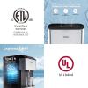 imageComfee Ozone SelfCleaning Bottom Loading Water Cooler Quick Cooling Water Dispenser with 3 Temperature Settings Safety Child Lock Stainless SteelBottled ButtonControl