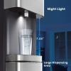 imageComfee Ozone SelfCleaning Bottom Loading Water Cooler Quick Cooling Water Dispenser with 3 Temperature Settings Safety Child Lock Stainless SteelBottled ButtonControl