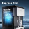 imageComfee Ozone SelfCleaning Bottom Loading Water Cooler Quick Cooling Water Dispenser with 3 Temperature Settings Safety Child Lock Stainless SteelBottled TouchControl