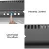 imageComfee Range Hood 30 Inch Ducted Ductless Vent Hood Durable Stainless Steel Kitchen Hood for Under Cabinet with 2 Reusable Filter 200 CFM 2 Speed Exhaust FanBlack