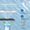imageComfee UV selfcleanning Bottleless Water Cooler Quick Cooling Water Dispenser with 3 Temperature Settings Safety Child Lock Stainless Steel