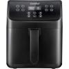 imageCOMFEE 58Qt Digital Air Fryer Toaster Oven ampamp Oilless Cooker 1700W with 8 Preset Functions LED Touchscreen Shake Reminder Nonstick Detachable Basket BPA ampamp PFOA Free 110 electronic Recipes58Qt