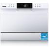 imageCOMFEE Countertop Dishwasher Energy Star Portable Dishwasher 6 Place Settings ampamp 8 Washing Programs Speed BabyCare ECOampamp Glass Dish Washer for Dorm RVampamp Apartment BlackWhole White