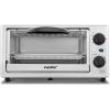imageCOMFEE Toaster Oven Countertop Small Toaster Ovens Combo 4 slice Mini Oven for 9quot Pizza Compact Oven 2 Racks for Toast Bake Broil 950W Black CTOE101ABK4 Slice Slivery