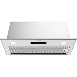 imageComfee Range Hood 30 Inch Ducted Ductless Vent Hood Durable Stainless Steel Kitchen Hood for Under Cabinet with 2 Reusable Filter 200 CFM 2 Speed Exhaust FanStainless Steel