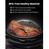 imageCOMFEE 9in1 Electric Pressure Cooker 13 Presets Instant Multi Cooker Olla de Presion Slow Cooker Rice Cooker Steamer Saut Yogurt Maker NonStick Pot 6 Quart Black AluminumStainless Steel
