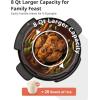 imageCOMFEE 9in1 Electric Pressure Cooker 14 Presets Instant Multi Cooker Olla de Presion NonStick Pot Yogurt Maker Rice Cooker Slow Cooker Saut Steamer 6 Quarts BlackBlack