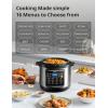 imageCOMFEE 9in1 Electric Pressure Cooker 14 Presets Instant Multi Cooker Olla de Presion NonStick Pot Yogurt Maker Rice Cooker Slow Cooker Saut Steamer 6 Quarts BlackBlack