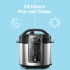 imageCOMFEE Pressure Cooker 6 Quart with 12 Presets MultiFunctional Programmable Slow Cooker Rice Cooker Steamer Saut pan Egg Cooker Warmer and More