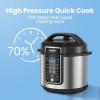 imageCOMFEE Pressure Cooker 6 Quart with 12 Presets MultiFunctional Programmable Slow Cooker Rice Cooker Steamer Saut pan Egg Cooker Warmer and More