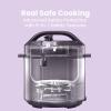imageCOMFEE Pressure Cooker 6 Quart with 12 Presets MultiFunctional Programmable Slow Cooker Rice Cooker Steamer Saut pan Egg Cooker Warmer and More