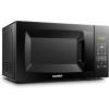 imageCOMFEE CMM091AGN Retro Microwave with Multistage Cooking 9 Preset Menus and Kitchen Timer Mute Function ECO Mode LED digital display 09 cuft 900W Green07 CuFt Black