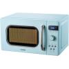 imageCOMFEE CMOC20M1WH Retro Microwave with 11 power levels Fast Multistage Cooking Turntable Reset Function Kitchen Timer Speedy Cooking WeightTime Defrost Memory function Children Lock 700WGreen
