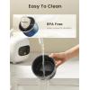 imageCOMFEE Mini Rice Cooker 4 Cups Cooked2 Cups Uncooked Portable NonStick rice maker 24 hours Timer Delay 6 Functions Fast Cooker Brown Rice Oatmeal White