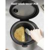 imageCOMFEE Rice Cooker 10 cup Uncooked20 cup Cooked  Rice Maker Steamer Saute Steamer and Warmer 52 QT Large Capacity Brown Rice Quinoa and Oatmeal 8 OneTouch ProgramsBasic4 Cups Uncooked