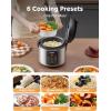 imageCOMFEE Rice Cooker 10 cup Uncooked20 cup Cooked  Rice Maker Steamer Saute Steamer and Warmer 52 QT Large Capacity Brown Rice Quinoa and Oatmeal 8 OneTouch ProgramsBasic4 Cups Uncooked