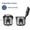 imageCOMFEE Rice Cooker 10 cup Uncooked20 cup Cooked  Rice Maker Steamer Saute Steamer and Warmer 52 QT Large Capacity Brown Rice Quinoa and Oatmeal 8 OneTouch Programs10 Cups Uncooked