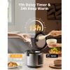 imageCOMFEE Rice Cooker 10 cup Uncooked20 cup Cooked  Rice Maker Steamer Saute Steamer and Warmer 52 QT Large Capacity Brown Rice Quinoa and Oatmeal 8 OneTouch Programs10 Presets4 Cups Uncooked