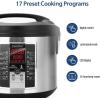 imageCOMFEE Rice Cooker 10 cup Uncooked20 cup Cooked  Rice Maker Steamer Saute Steamer and Warmer 52 QT Large Capacity Brown Rice Quinoa and Oatmeal 8 OneTouch Programs10 Cups Uncooked