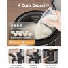 imageCOMFEE Rice Cooker 10 cup Uncooked20 cup Cooked  Rice Maker Steamer Saute Steamer and Warmer 52 QT Large Capacity Brown Rice Quinoa and Oatmeal 8 OneTouch ProgramsBasic4 Cups Uncooked