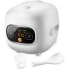 imageCOMFEE Mini Rice Cooker 4 Cups Cooked2 Cups Uncooked Portable NonStick rice maker 24 hours Timer Delay 6 Functions Fast Cooker Brown Rice Oatmeal White