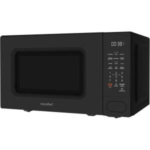 imageCOMFEE CMOC20M1WH Retro Microwave with 11 power levels Fast Multistage Cooking Turntable Reset Function Kitchen Timer Speedy Cooking WeightTime Defrost Memory function Children Lock 700WModern Black