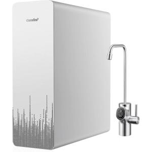 imageComfee PureSnap 600 Pro Tankless Reverse Osmosis Water Filtration System 7Stage HighPrecision Filtration Better Taste 151 Low Drain Ratio Smart Faucet600GDP