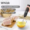 imageCOMFEE Immersion Hand Blender Brushed Stainless Steel Multipurpose Stick Blender with 500 Watts 600ml Beaker 500ml Chopper and Whisk Perfect for Baby Food Smoothies Sauces and Soups BlackBlack