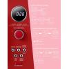 imageCOMFEE Retro Ovens Small 9 Preset Programs 09 cuft Countertop Compact Microwaves with MultiStage Cooking Mute Function LED Digital Red900W CMOMMP02AARD Red09 CuFt Red