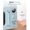 imageCOMFEE Retro Ovens Small 9 Preset Programs 09 cuft Countertop Compact Microwaves with MultiStage Cooking Mute Function LED Digital Red900W CMOMMP02AARD Red09 CuFt Green
