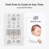 imageCOMFEE Retro Ovens Small 9 Preset Programs 09 cuft Countertop Compact Microwaves with MultiStage Cooking Mute Function LED Digital Red900W CMOMMP02AARD Red07 CuFt White
