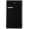 imageCOMFEE 33 Cubic Feet Solo Series Retro Refrigerator Sleek Appearance HIPS Interior Energy Saving Adjustable Legs Temperature Thermostat Dial Removable Shelf Perfect for HomeDormGarage BlackBlack