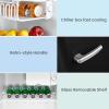 imageCOMFEE 33 Cubic Feet Solo Series Retro Refrigerator Sleek Appearance HIPS Interior Energy Saving Adjustable Legs Temperature Thermostat Dial Removable Shelf Perfect for HomeDormGarage BlackBlack