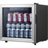 imageCOMFEE CRV48S3AST Beverage Cooler 48 Cans Beverage Refrigerator Digital Temperature Control Glass Door With Stainless Steel Frame Reversible Hinge Door And Legs For Home ApartmentDorm Office