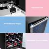 imageCOMFEE CRW29S3AST Freestanding Wine Cellar 29 Bottle Wine Cooler Refrigerators Quiet Operation Compressor Glass Door Stainless Steel Frame For RedampampWhite WineampampBeerBlack29 Bottle