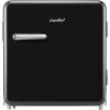 imageCOMFEE 33 Cubic Feet Solo Series Retro Refrigerator Sleek Appearance HIPS Interior Energy Saving Adjustable Legs Temperature Thermostat Dial Removable Shelf Perfect for HomeDormGarage BlackBlack