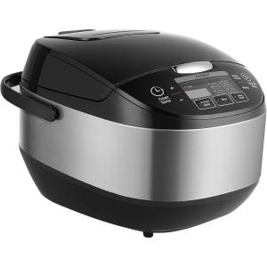 imageCOMFEE Rice Cooker Japanese Large Rice Cooker with Fuzzy Logic Technology 11 Presets 10 Cup Uncooked20 Cup Cooked Auto Keep Warm 24Hr Delay Timer10 CupsNewer
