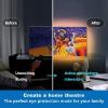imageTenmiro 328ft LED Strip Lights RGB LED Smart Music Sync Color Changing LED Lights Strips with Remote LED Lights for Bedroom Room TV Party50FT