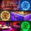 imageTenmiro 328ft LED Strip Lights RGB LED Smart Music Sync Color Changing LED Lights Strips with Remote LED Lights for Bedroom Room TV Party656ft