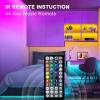 imageTenmiro Led Lights for Bedroom Music Sync LED Rope Lights APP Control with Remote RGB Led Strip Lights for Room Kitchen Party Home Decoration 656ft328FT