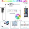 imageTenmiro Led Lights for Bedroom Music Sync LED Rope Lights APP Control with Remote RGB Led Strip Lights for Room Kitchen Party Home Decoration 656ft328FT