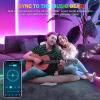 imageTenmiro Led Lights for Bedroom Music Sync LED Rope Lights APP Control with Remote RGB Led Strip Lights for Room Kitchen Party Home Decoration 656ft656FT