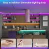 imageTenmiro Led Lights for Bedroom Music Sync LED Rope Lights APP Control with Remote RGB Led Strip Lights for Room Kitchen Party Home Decoration 656ft656FT