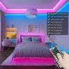 imageTenmiro Led Lights for Bedroom Music Sync LED Rope Lights APP Control with Remote RGB Led Strip Lights for Room Kitchen Party Home Decoration 656ft656FT