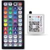 imageTenmiro Smart App Bluetooth Controller and 44 Keys IR Remote Control Suitable for 24V RGB led Strips