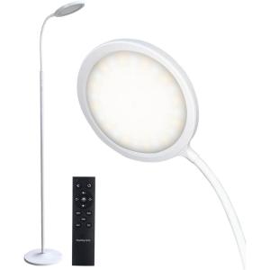 imageTenmiro Floor Lamp Led Floor Lamps for Living Room Bright Modern Reading Floor Lamp with Stepless Adjust Color Temperatures ampamp Brightness Standing Lamp with Remote ampamp Touch Control BlackWhite