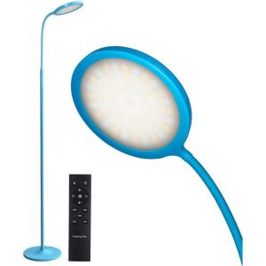 imageTenmiro Floor Lamp Led Floor Lamps for Living Room Bright Modern Reading Floor Lamp with Stepless Adjust Color Temperatures ampamp Brightness Standing Lamp with Remote ampamp Touch Control BlackBlue