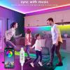 imageTenmiro Dreamcolor Led Strip Lights 328ft Rainbow Led Light Strips APP Control Music Sync Color Changing Chase Led Strip with Remote Led Lights for Bedroom Kitchen Home Decoration